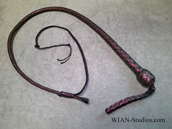 Snake Whip, Bronze Dragon Skin, 2.5'
