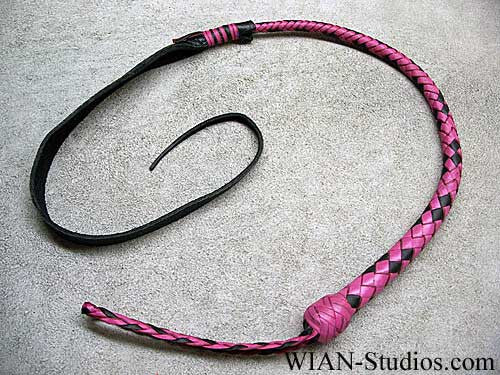 Dragon Quirt or Serpent's Kiss, Pink with Black accents