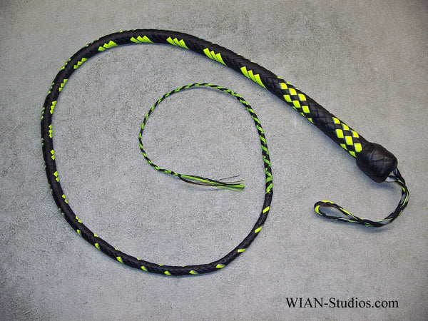 Signal Whip, Black and Yellow, 3'
