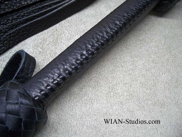 Black Buffalo Flogger, Black Buffalo Laced Handle
