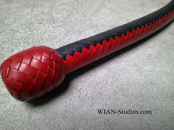 Signal Whip, Black and Red, 3'