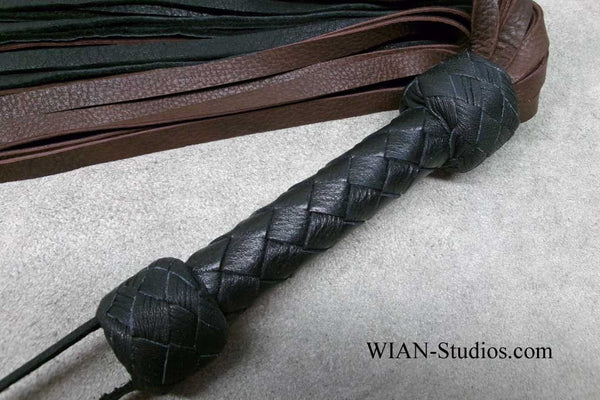 Chocolate Brown and Black Deer Flogger, Small