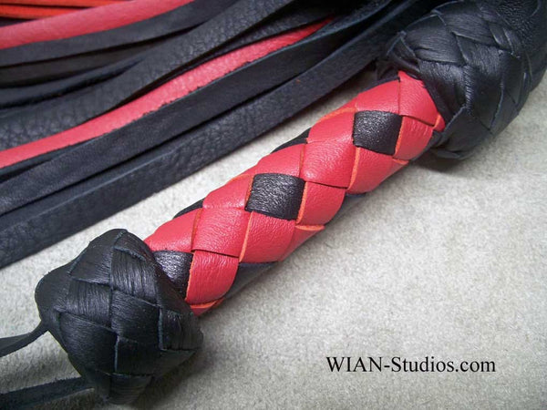 Black Elk and Red Cowhide Flogger