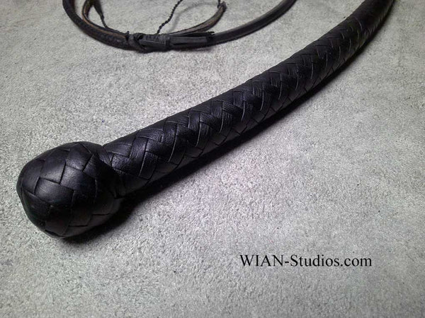Snake Whip, All Black 3'