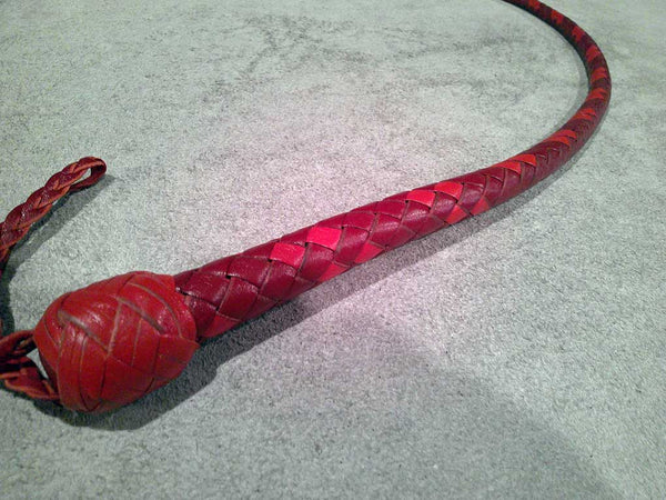Snake Whip, Shades of Red, 2.5'
