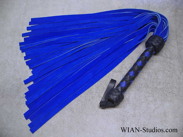 Royal Blue Chap Suede Flogger, Medium