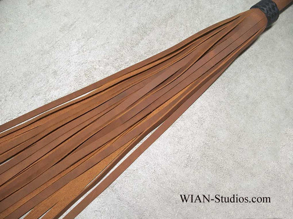 Brown Oiltan Cowhide Flogger