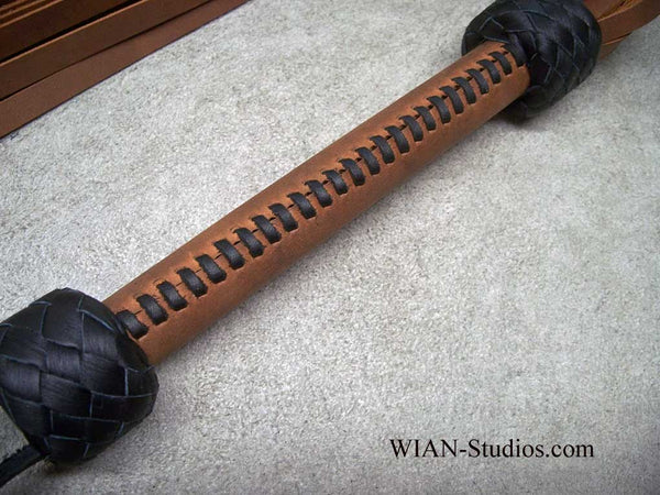 Brown Oiltan Cowhide Flogger