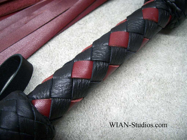 Cinnamon Cowhide Flogger, Medium