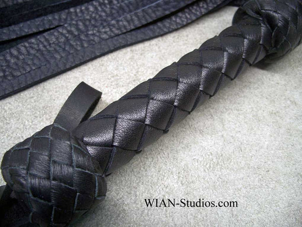 Navy Blue Deer Flogger, Heavier Hide, Medium