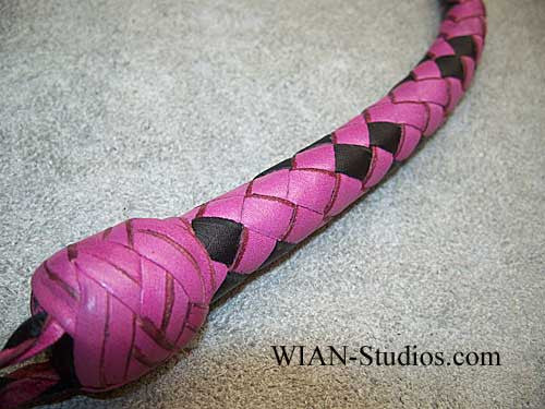 Dragon Quirt or Serpent's Kiss, Pink with Black accents