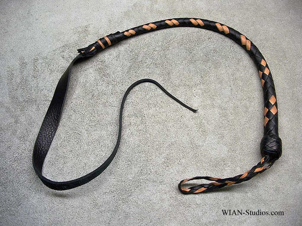 Dragon Quirt or Serpent's Kiss, Black with Tan accents