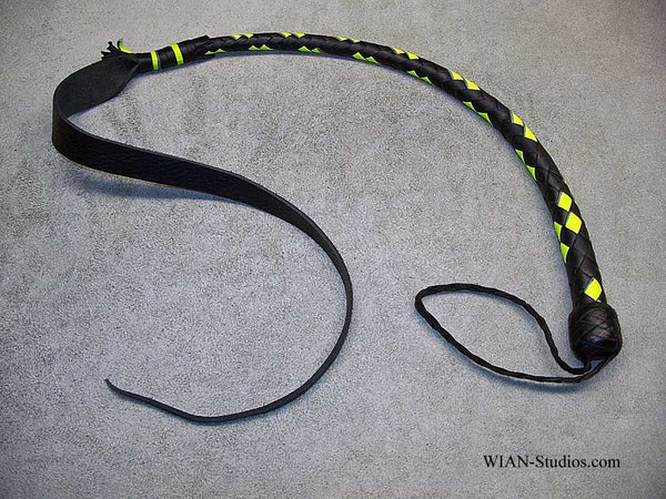 Dragon Quirt or Serpent's Kiss, Black with Neon Yellow accents