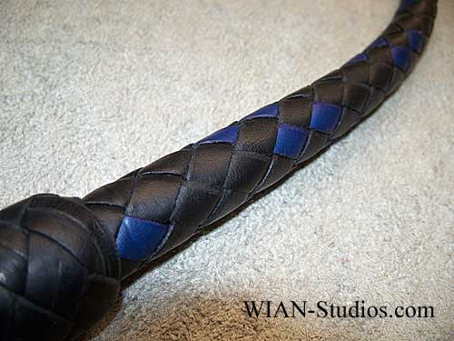 Galley Whip, Black and Dark Blue