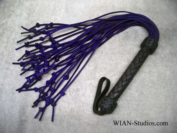 Knotty Cat with Deep Purple Tails