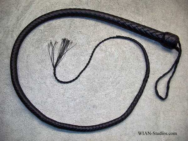 Signal Whip, All Black, 3'