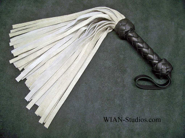 Ivory Chap Suede Flogger, Small